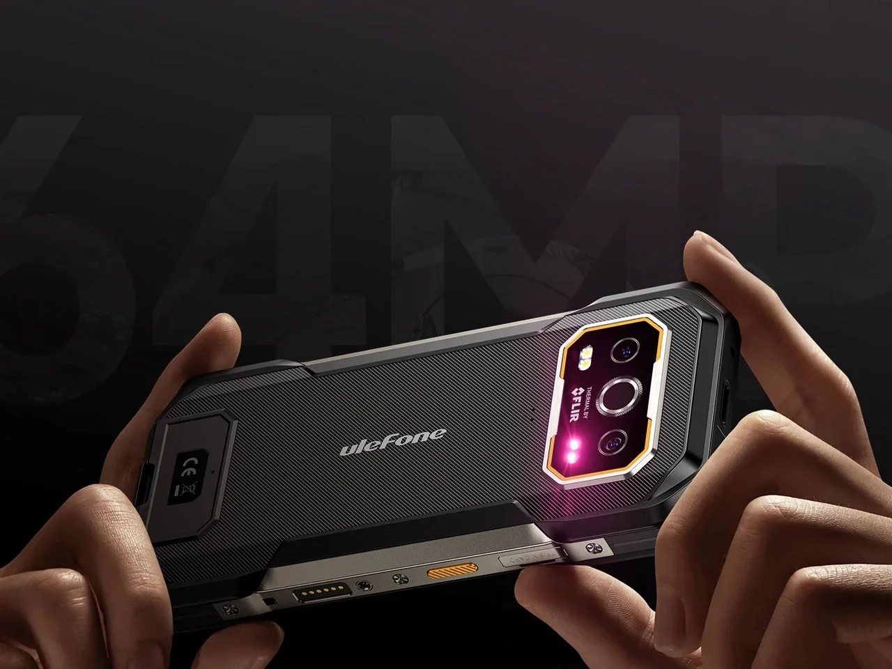 第一款搭配热成像和夜视摄像头的“监控智能手机”：Ulephone Armor 27T Pro+