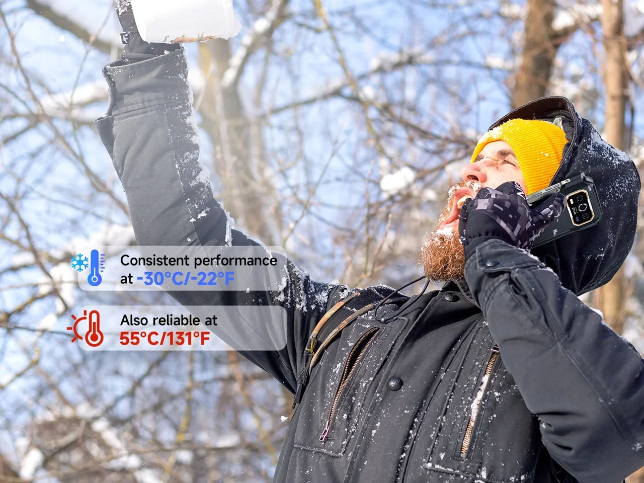 第一款搭配热成像和夜视摄像头的“监控智能手机”：Ulephone Armor 27T Pro+