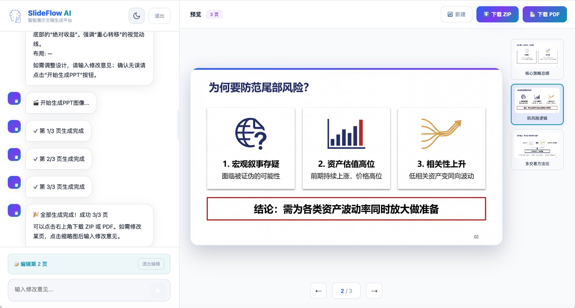 告别熬夜排版！SlideBot：能读懂文档的 AI PPT 生成器 (2.0版实测)