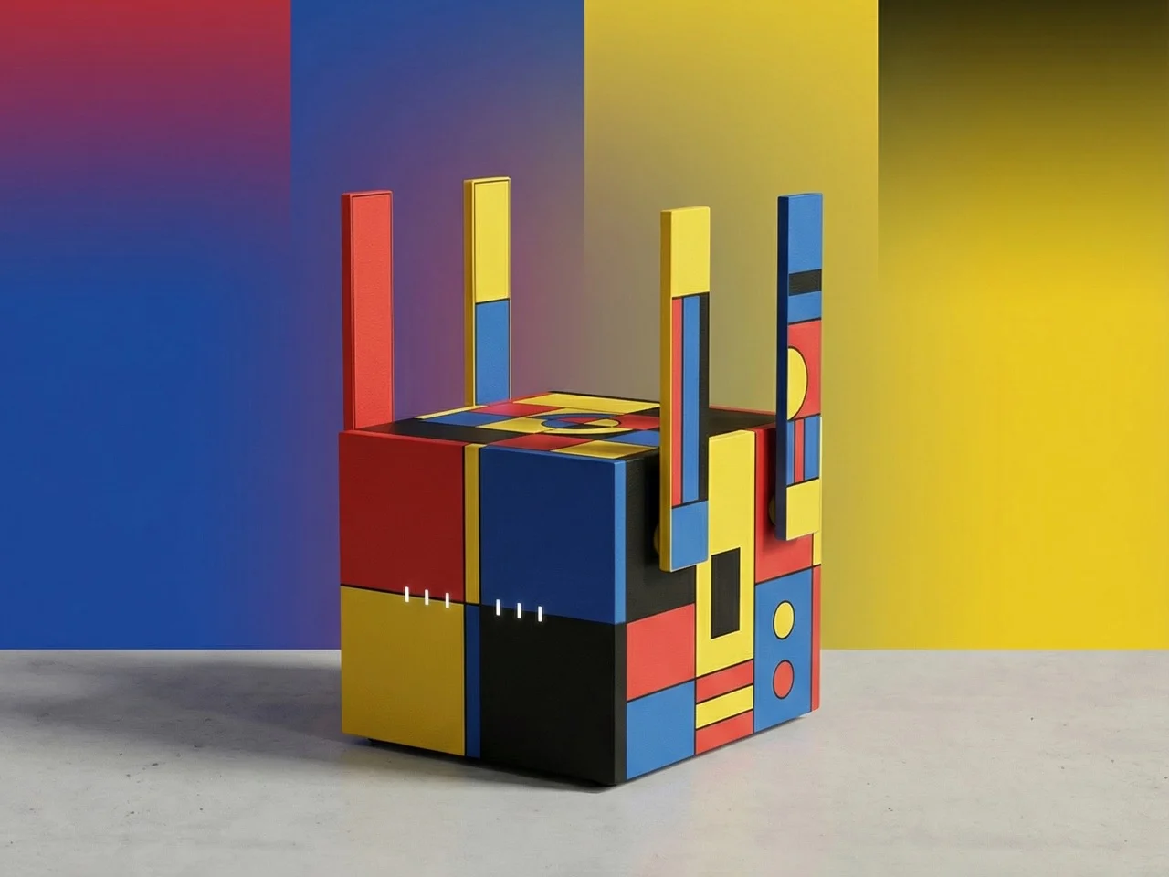 当路由器不再隐藏，而是成为艺术品