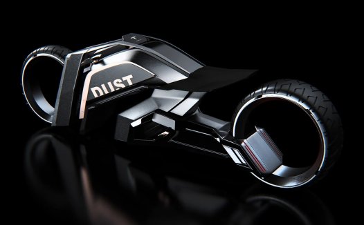 这款受 TRON 启发的 TESLA 电动自行车的无轮毂车轮散发出飙车风格