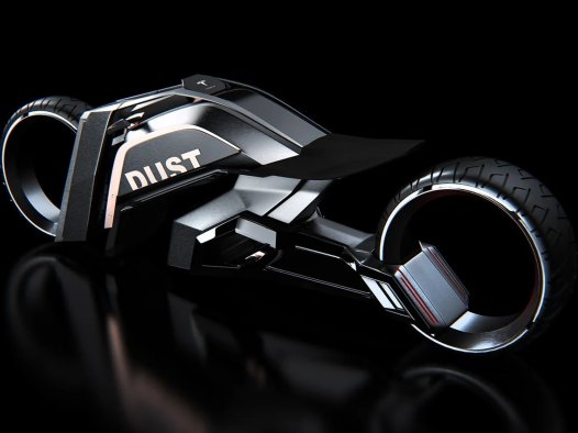 这款受 TRON 启发的 TESLA 电动自行车的无轮毂车轮散发出飙车风格