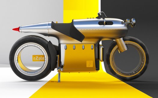 融合杀手般的速度和潇洒的外观的电动摩托车