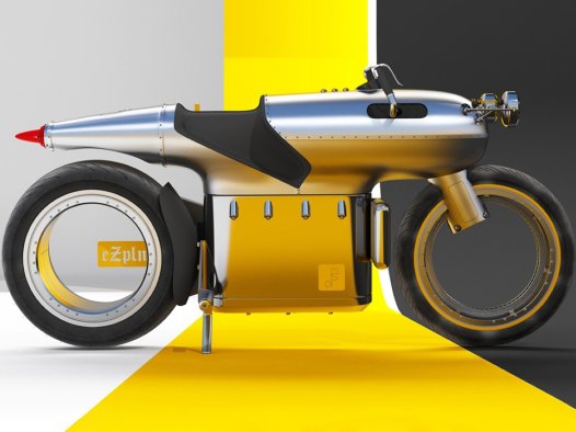 融合杀手般的速度和潇洒的外观的电动摩托车