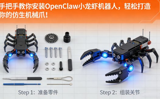 手把手教你打造自己的仿生机械爪——OpenClaw 小龙虾机器人安装全攻略